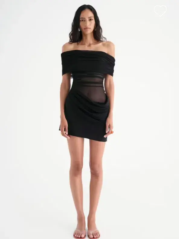Benni Nico Mini Dress Black Size AU 10 - Image 1