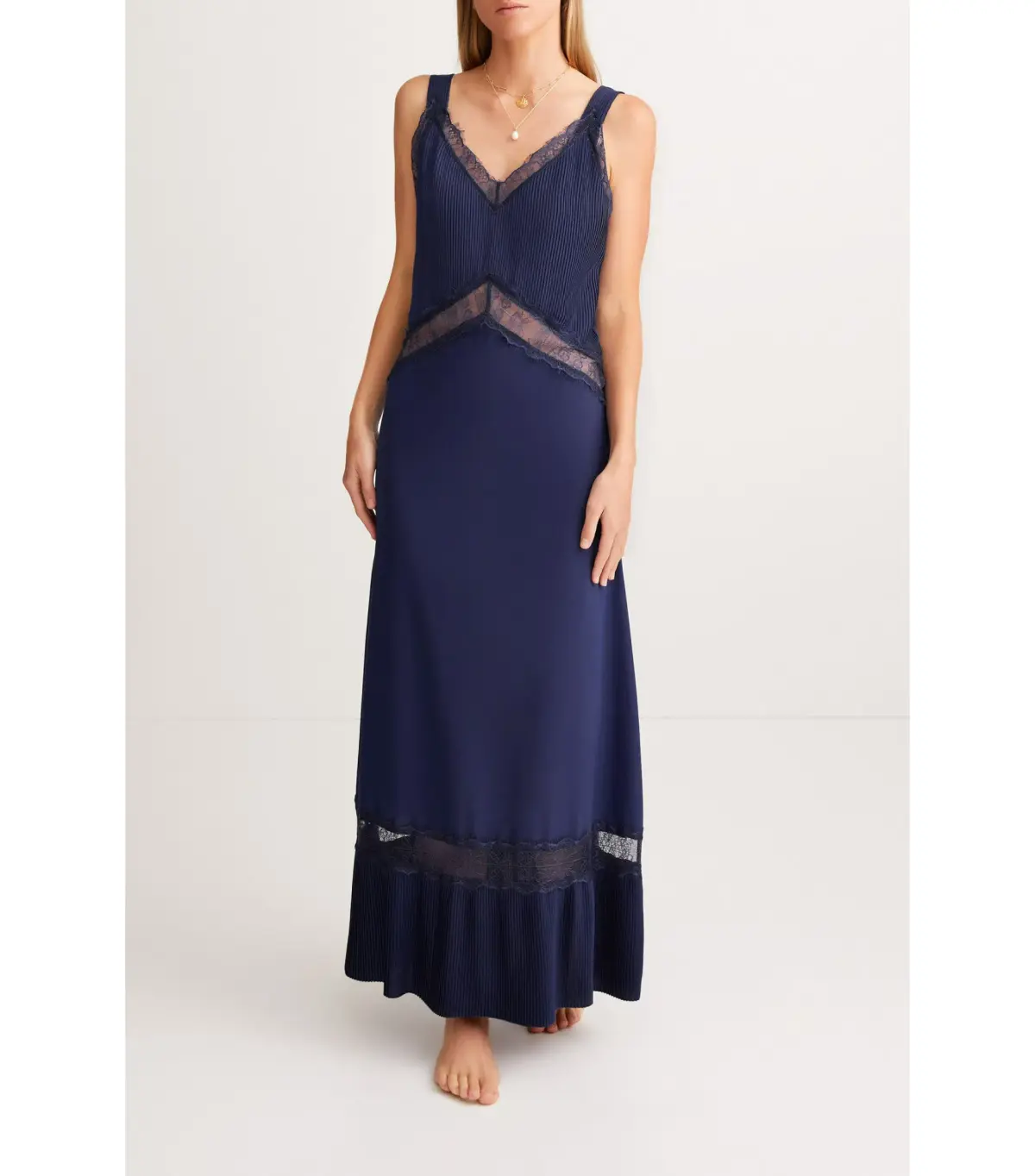 Sleeping with Jacques Osiris Maxi Dress Navy Size AU 6 - Image 1