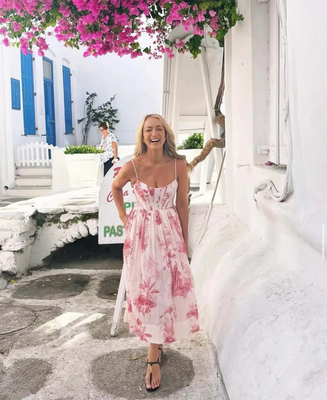 Zimmermann Waverly Corset Midi Dress Size 0 for rent on The Volte - main image