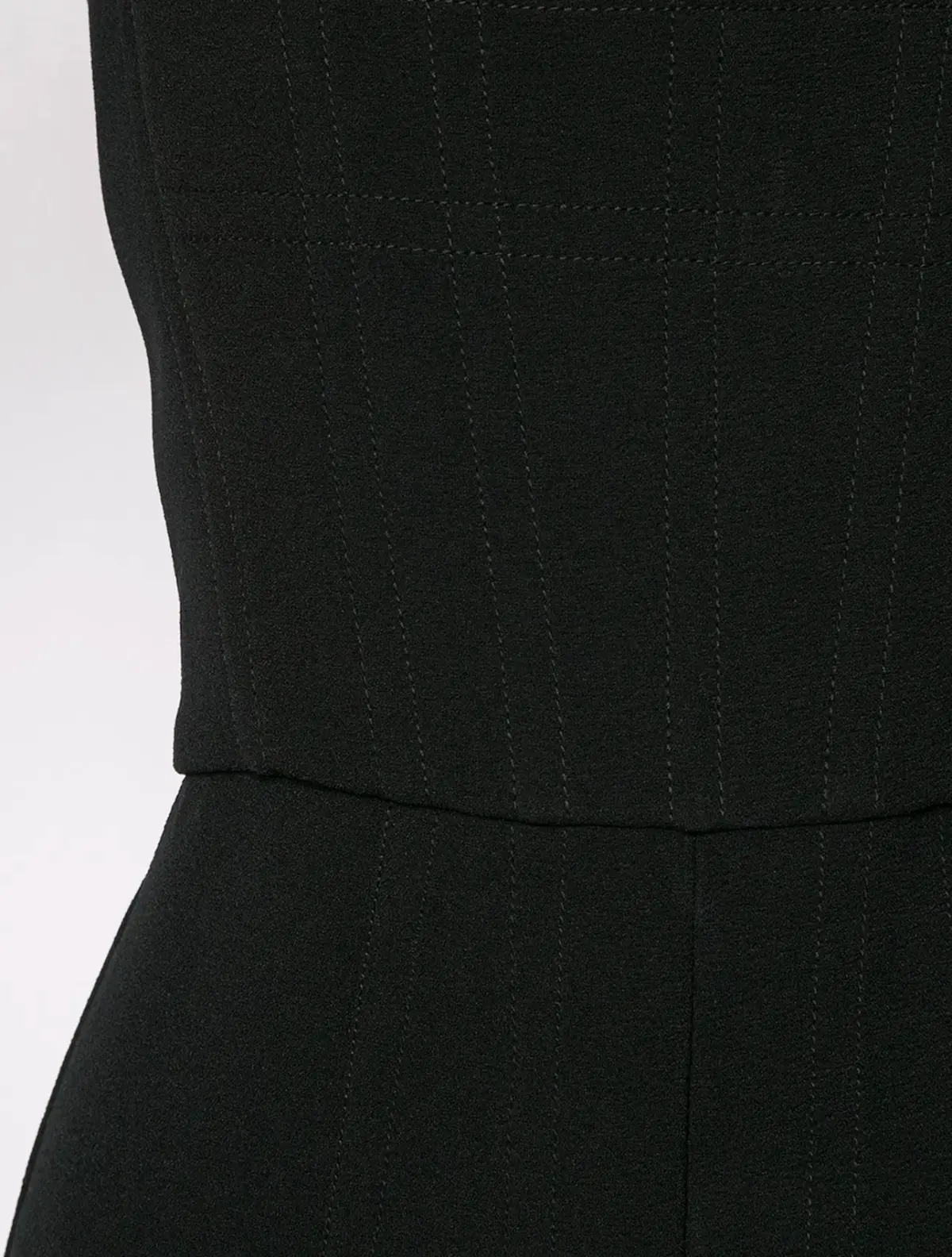 Dion Lee Black Fitted Corset Dress Size 10 - Image 2