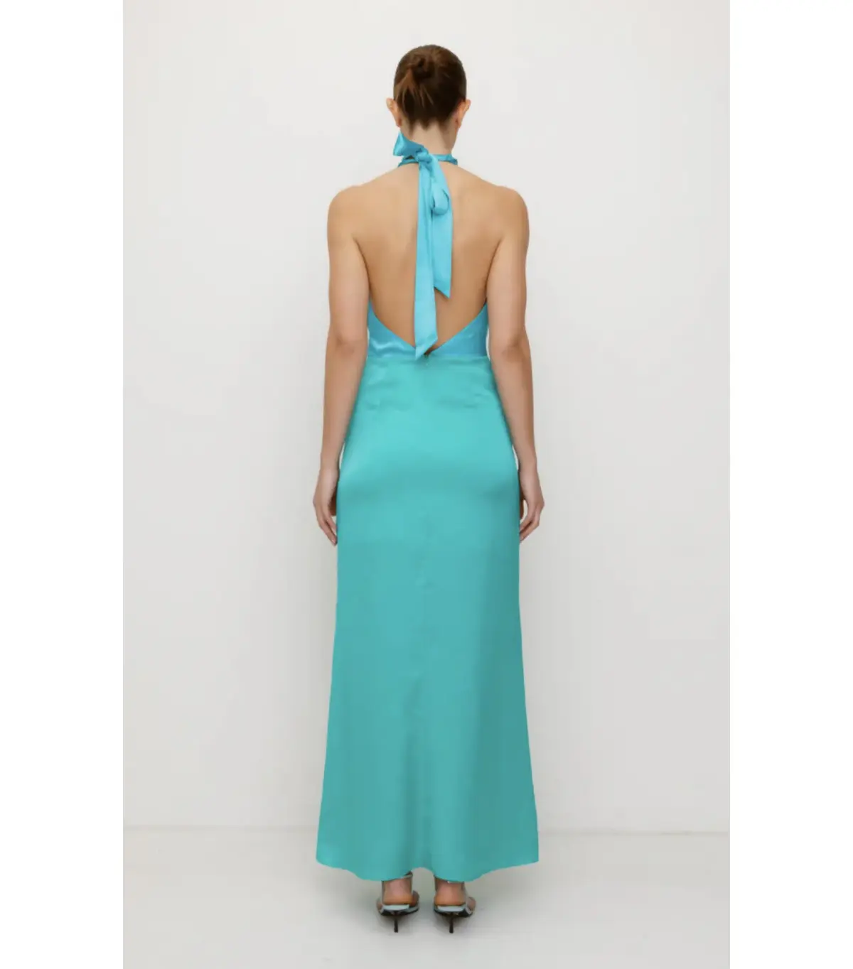 The Wolf Gang Oahu Slip Dress in Aquamarine Size S / AU 8 - Image 2