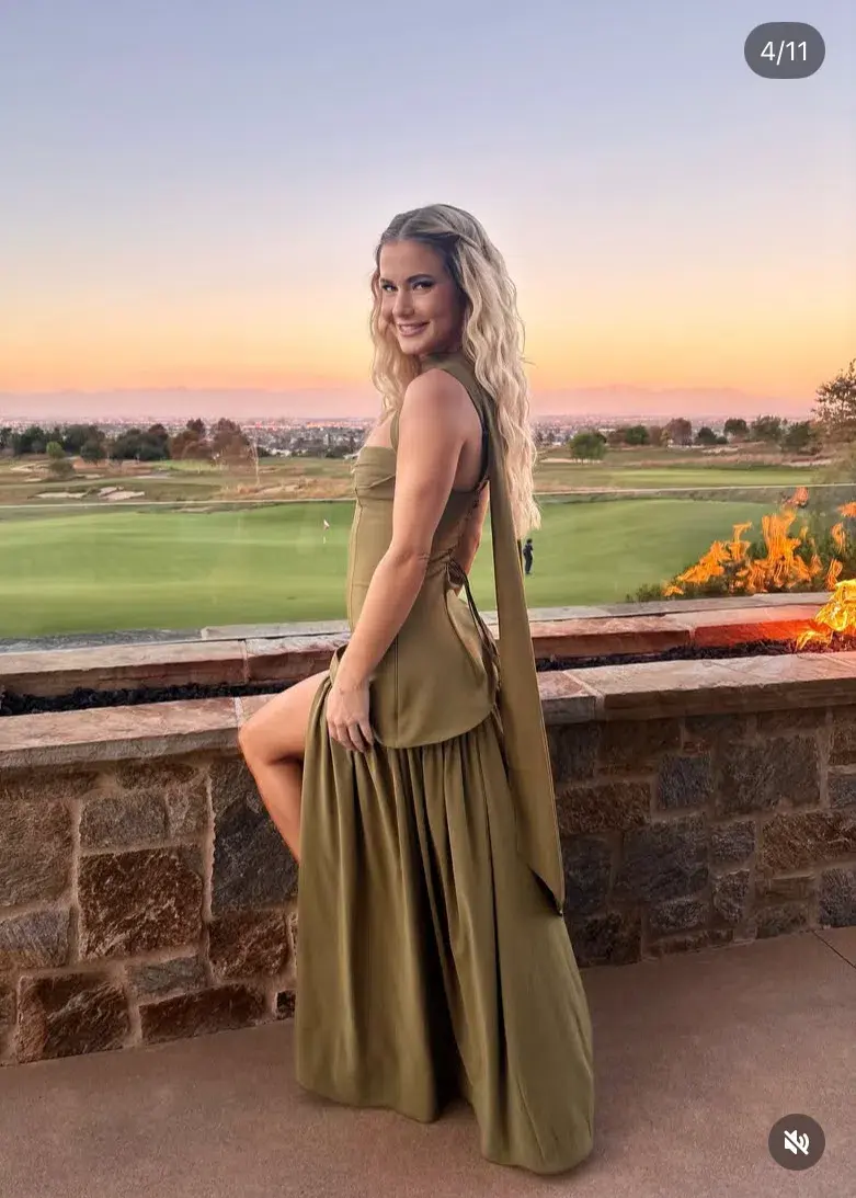 BABYBOO TULLULAH MAXI DRESS DEEP OLIVE SIZE S - Image 8