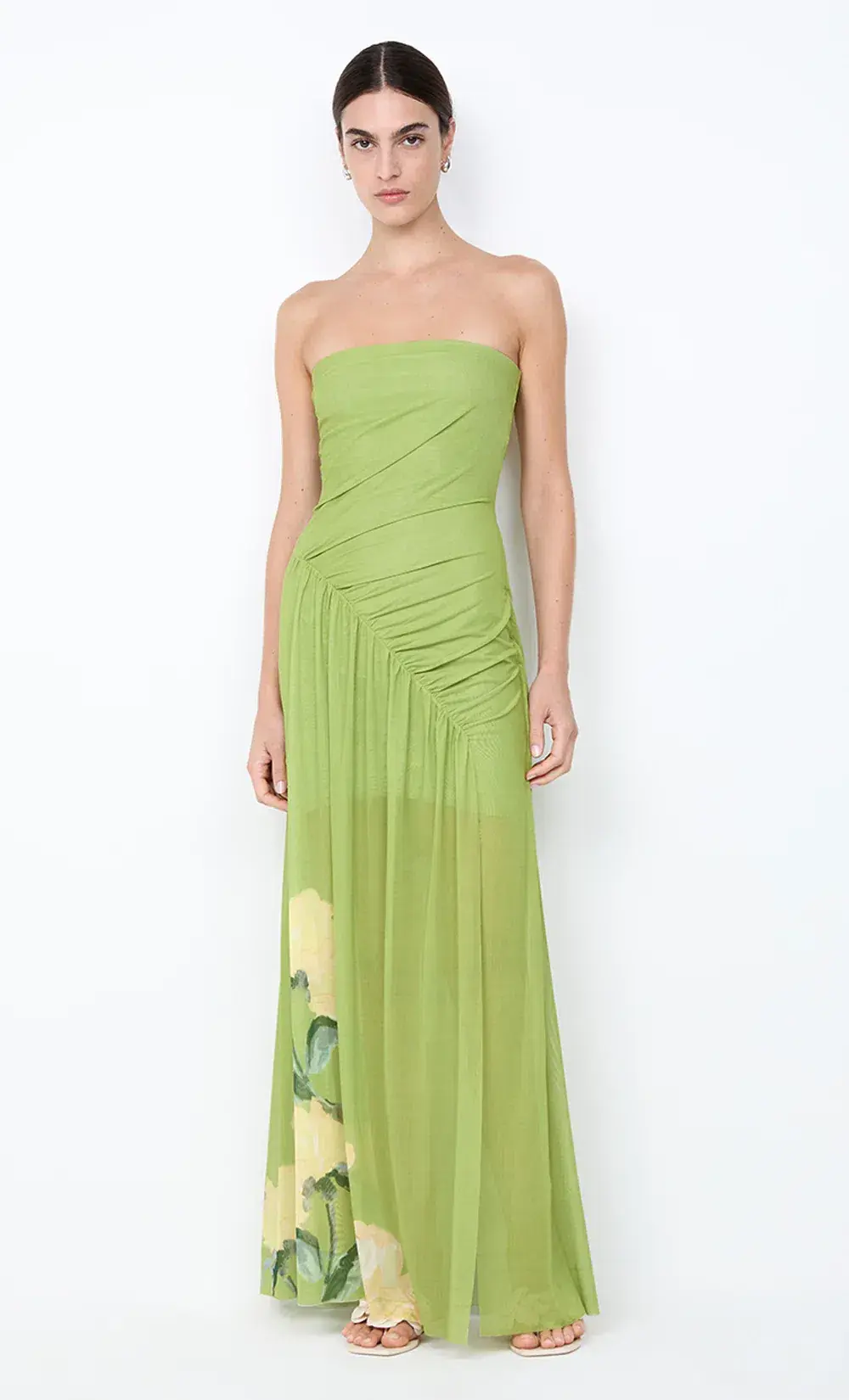 Bec & Bridge CITRINA STRAPLESS DRESS ANIYA FLORAL Size 12 - Image 1