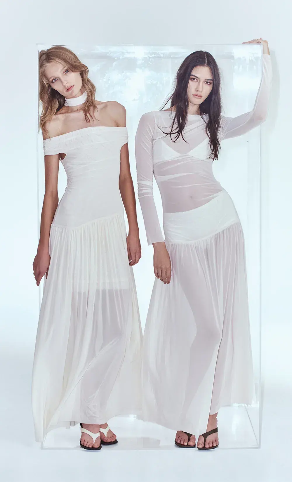 Bec & Bridge Blaine Long Sleeve Maxi Dress Butter Cream - Image 5