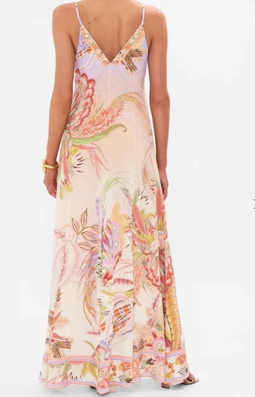 Camilla Button Front Slip Dress Cosmic Tuscan Size XS (8) - Image 2