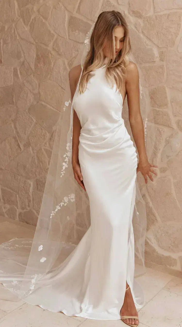 GRACE LOVES LACE Goldie Halter-neck Wedding Dress / Bridal Gown Size XS - Image 11
