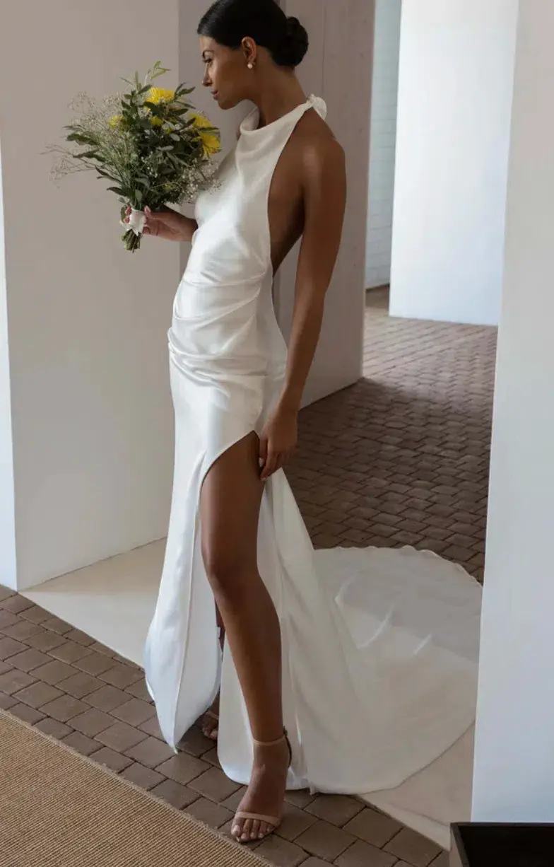 GRACE LOVES LACE Goldie Halter-neck Wedding Dress / Bridal Gown Size XS - Image 1
