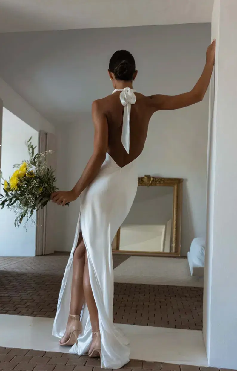 GRACE LOVES LACE Goldie Halter-neck Wedding Dress / Bridal Gown Size XS - Image 7