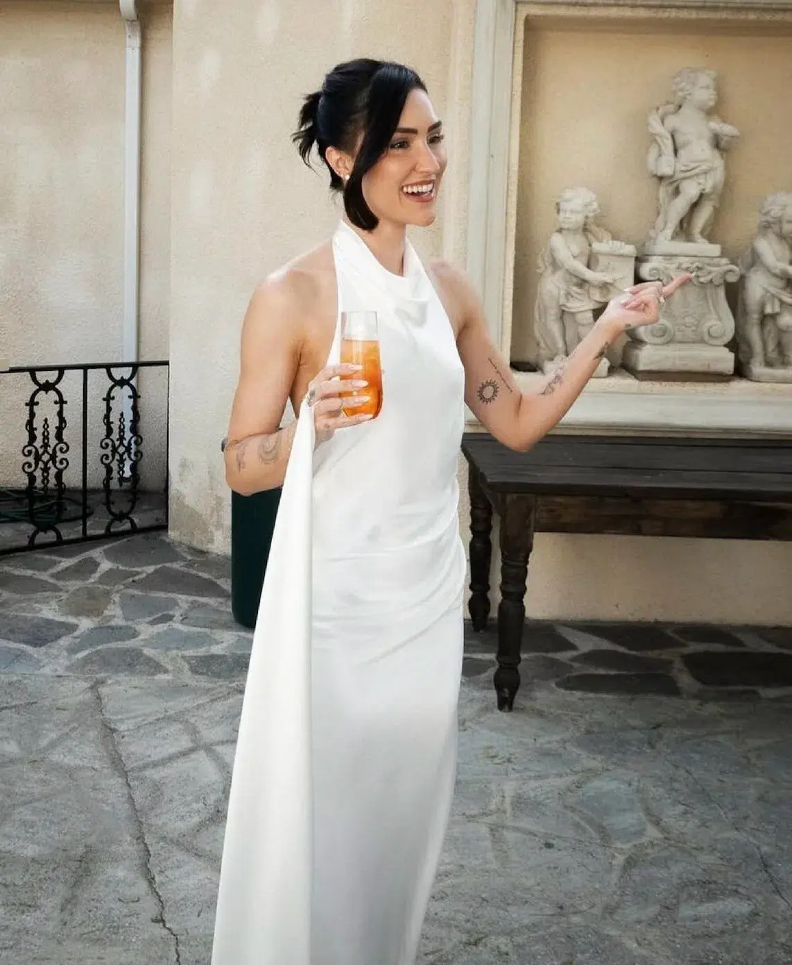 GRACE LOVES LACE Goldie Halter-neck Wedding Dress / Bridal Gown Size XS - Image 5