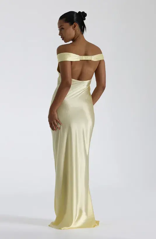 Natalie Rolt Bridget Gown Lemon Size 3 - Image 3