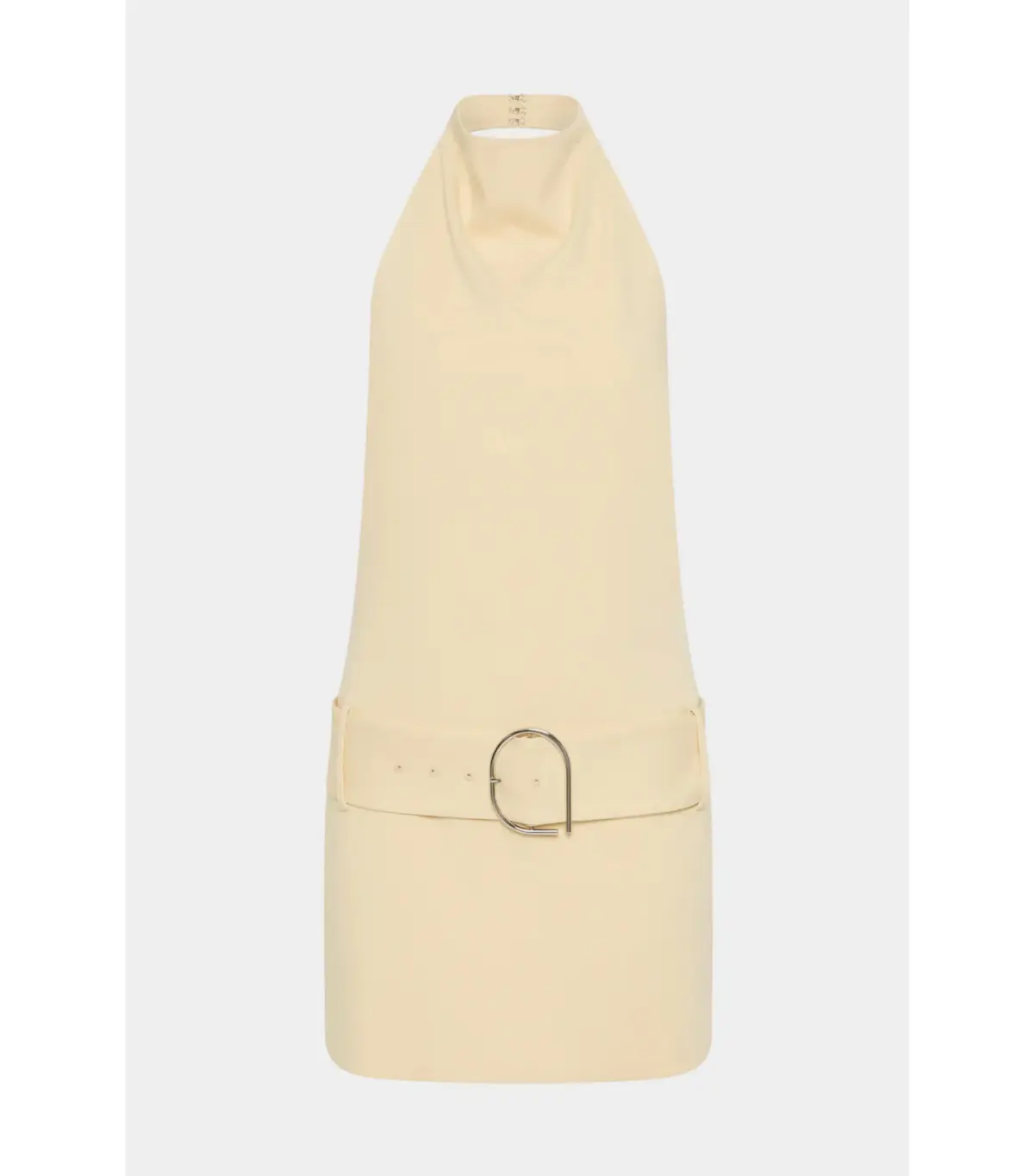 Sir the Label Sabina Belted Mini Dress in Butter Size 10  - Image 4
