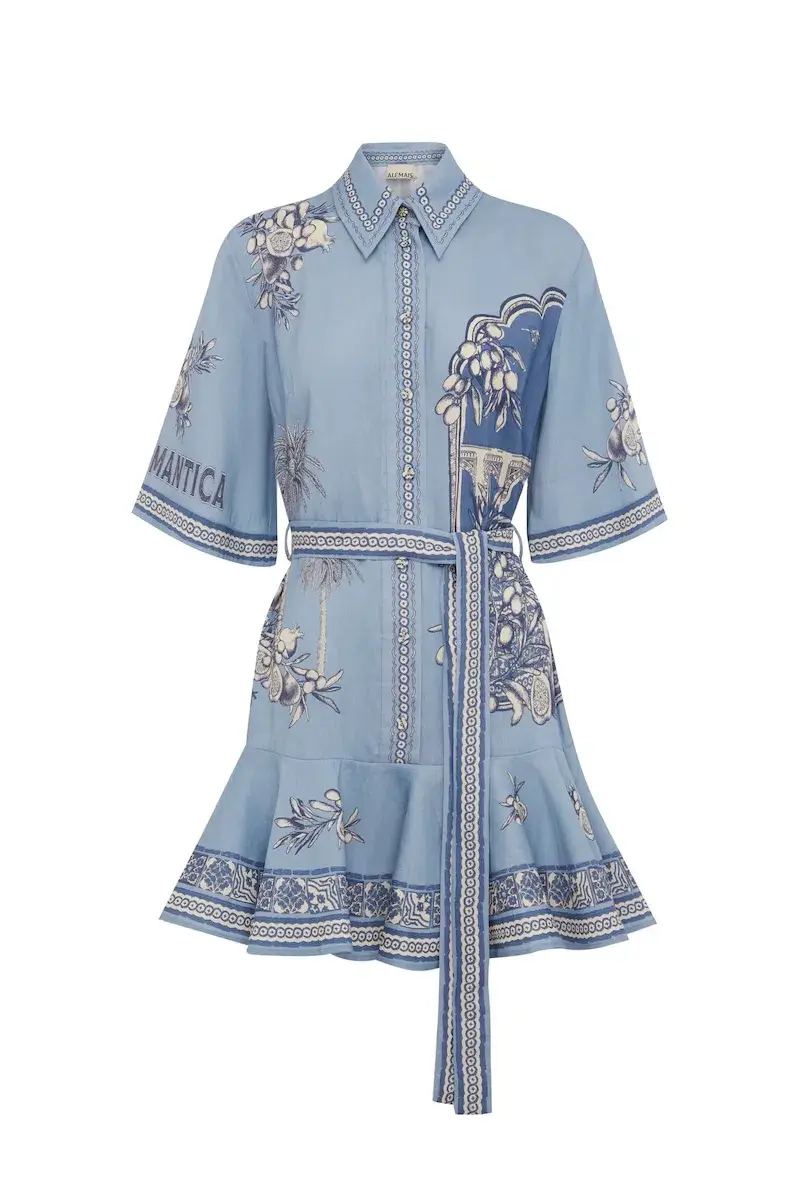 Alemais Villa Romantica Mini Dress Size 12 - Image 3