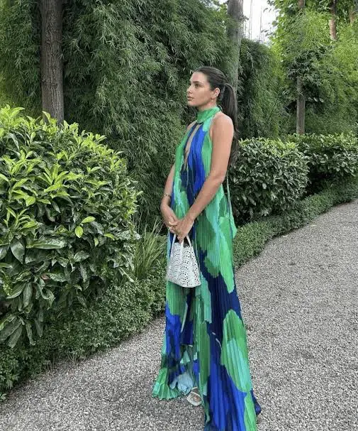 L'IDEE OPERA GOWN IN CAPRI GREEN SIZE 10 - Image 5
