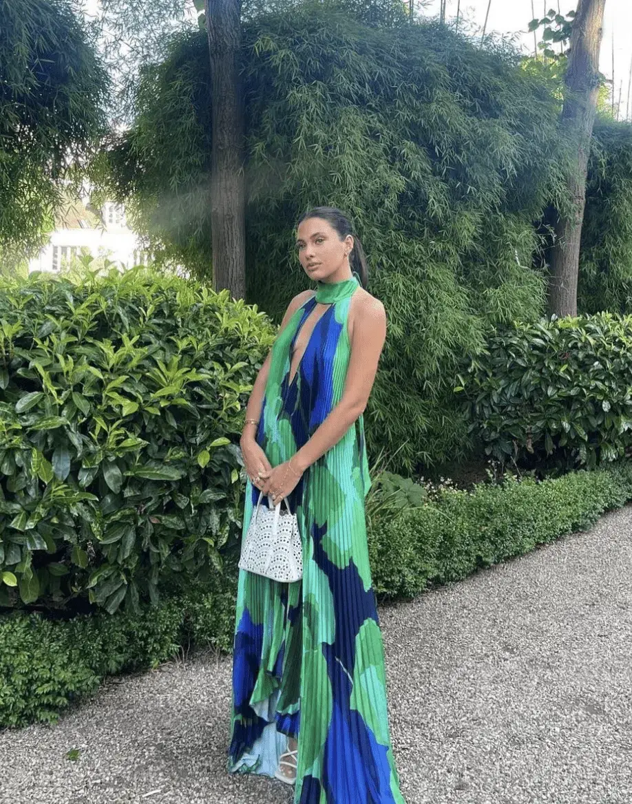 L'IDEE OPERA GOWN IN CAPRI GREEN SIZE 10 - Image 6