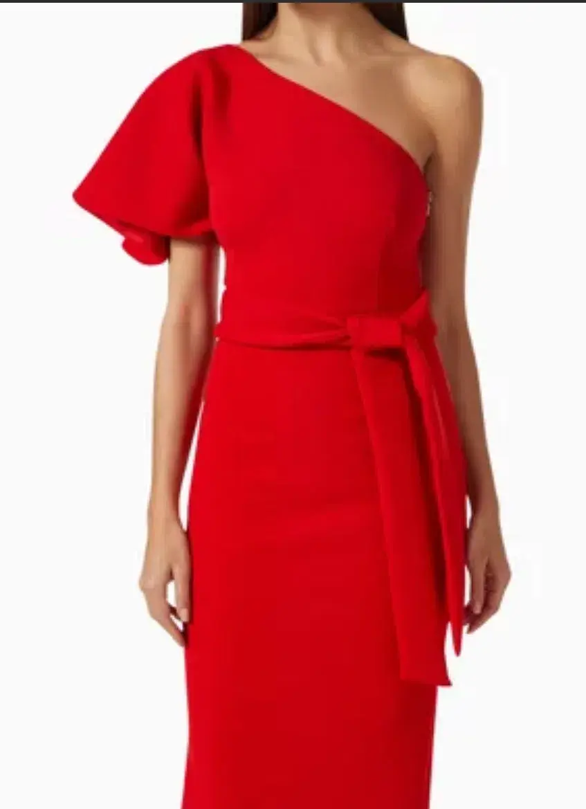 Mossman Release Me Midi Dress -  AU 12 - Red One Shoulder - New with Tags - Image 2