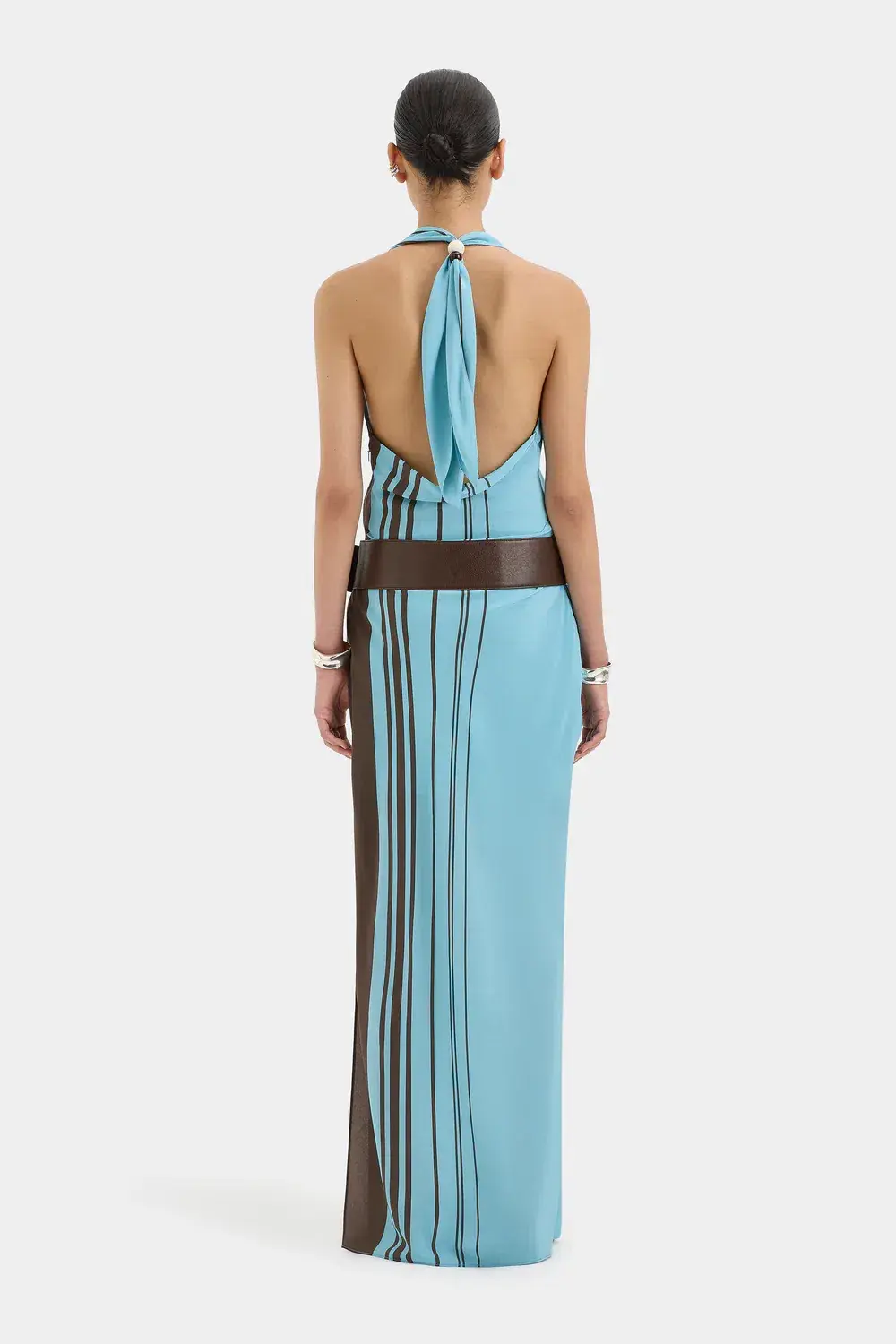 Sir the Label Rioja Halter Scarf Maxi Dress Size 3 - Image 3