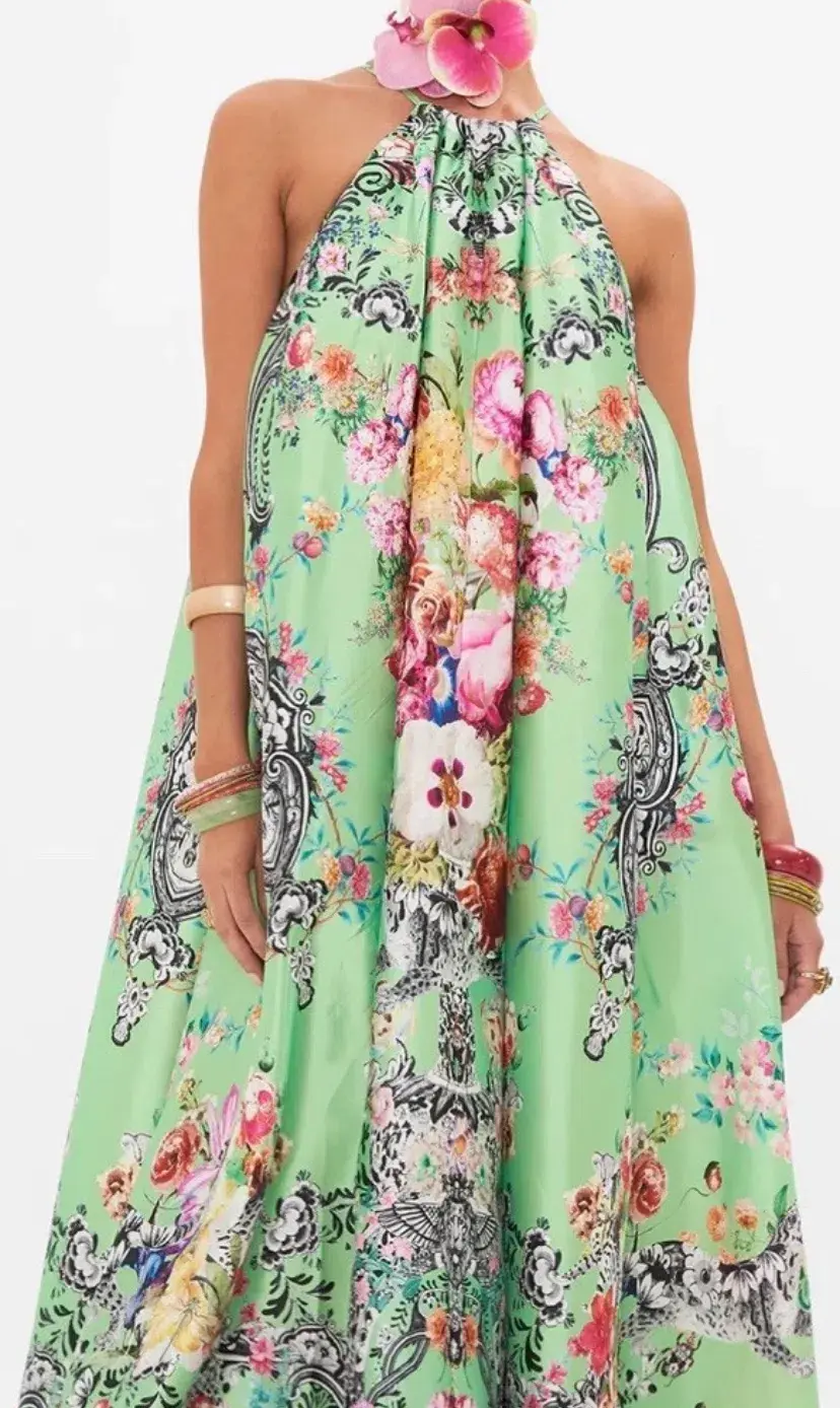 Camilla Trapeze Maxi Dress Porcelain Dream Size M/L  - Image 2