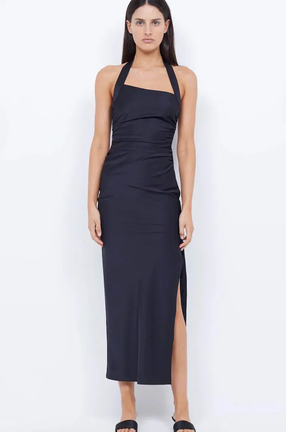 Bec & Bridge Ula Asym Maxi Dress Black Size 8 - Image 1