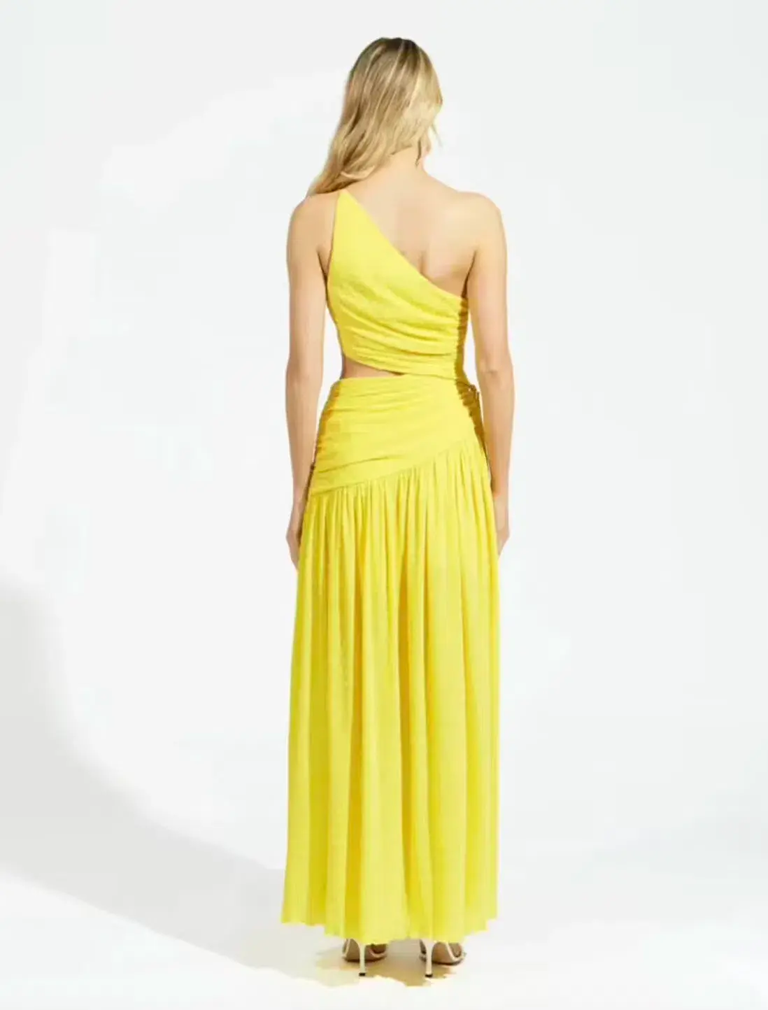 Alice McCall Lolita Maxi Dress Mango Yellow Size 6 - Image 3