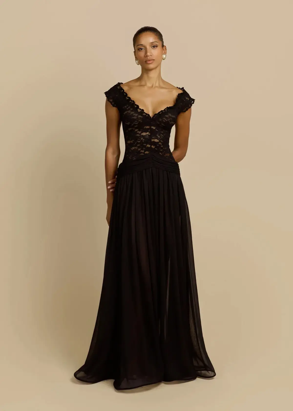 ARCINA ORI ARABELLA DRESS BLACK SIZE 8 (S) - Image 1