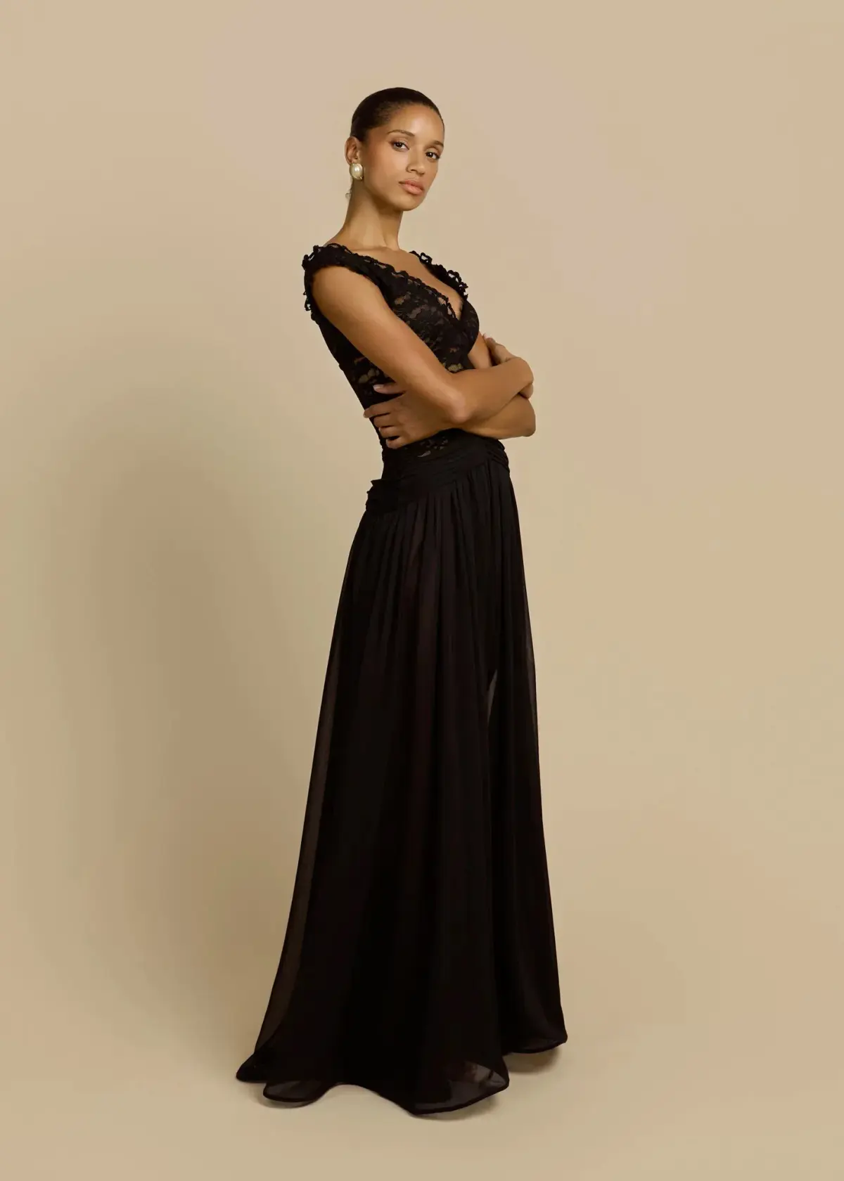 ARCINA ORI ARABELLA DRESS BLACK SIZE 8 (S) - Image 6