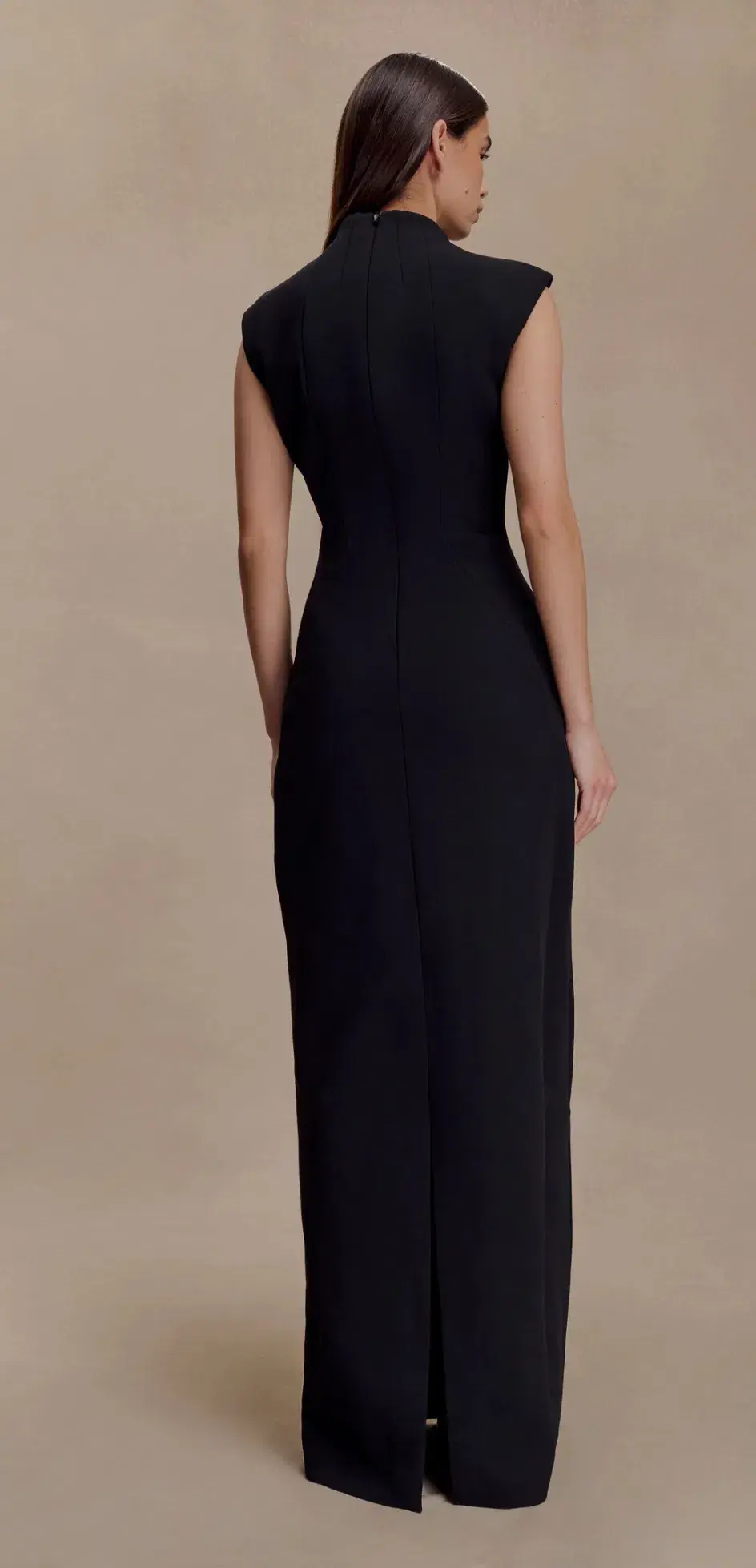 Cut Out Maxi Dress - Black - Image 3