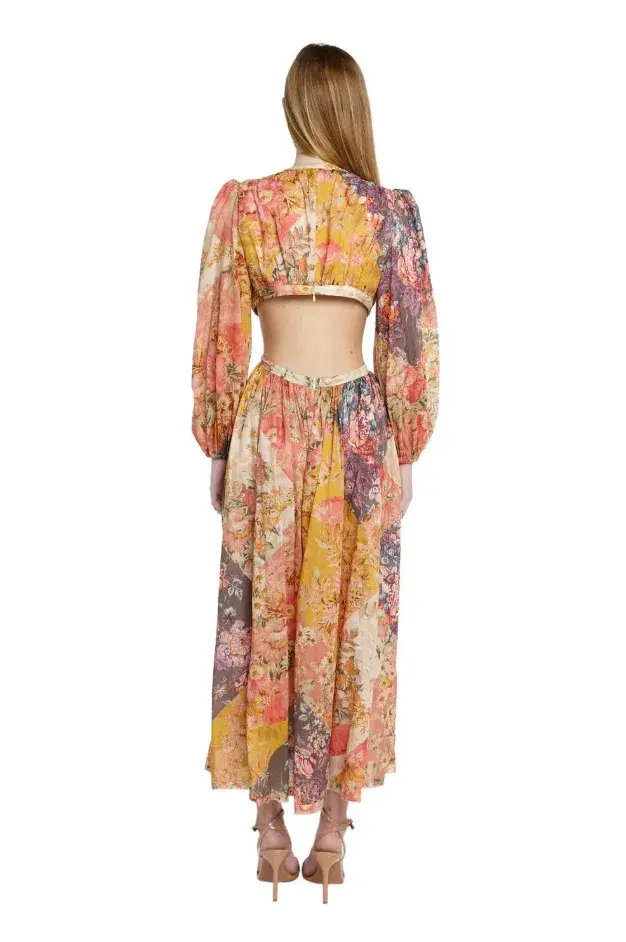 Zimmermann Pattie Patchwork Long Dress - Image 2