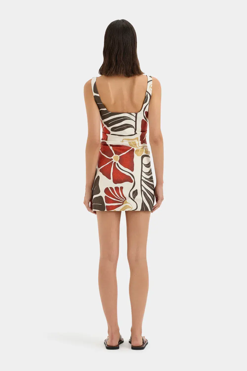 Sir the Label Julietta Square Neck Mini Dress Size 2 - Image 2