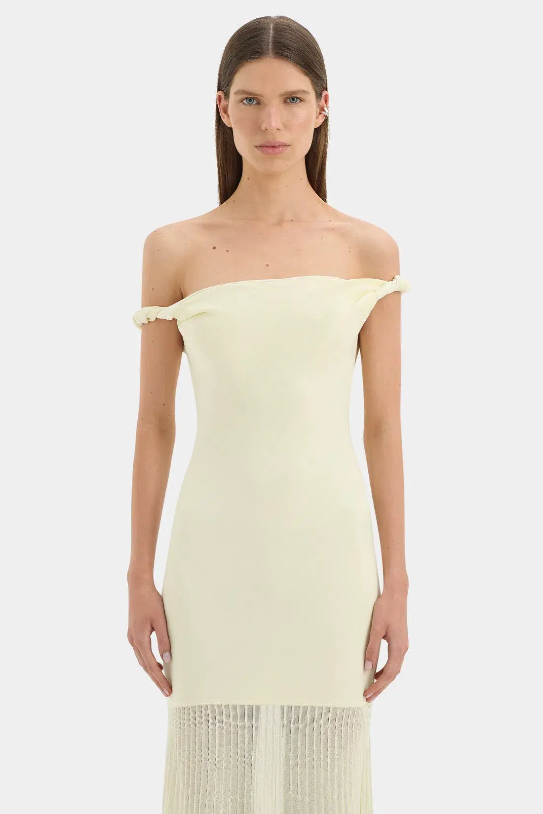 Sir Elia Off Shoulder Twist Dress- 0P - Image 1