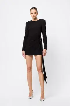 Mossman Sense of mystery draped mini / black / size 14 - Image 1