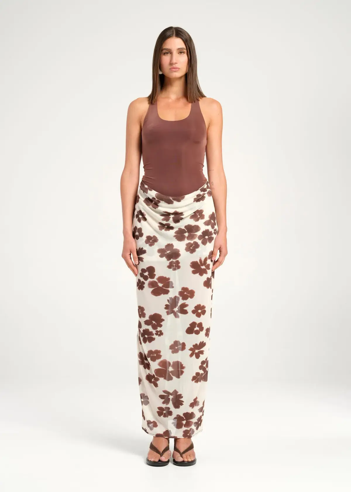 Benni Piper Maxi Dress Size 14 Coco Blossum - Image 2