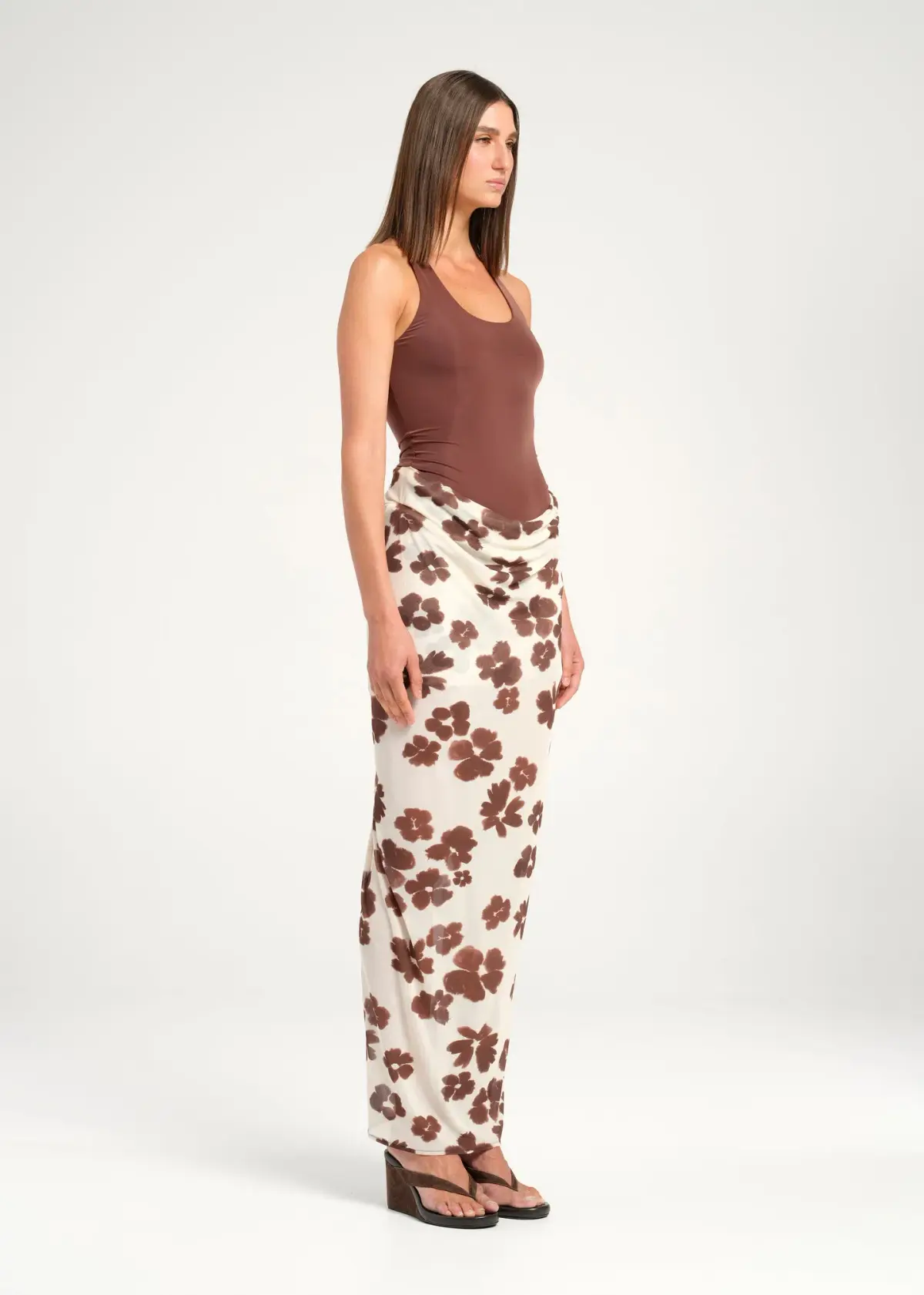 Benni Piper Maxi Dress Size 14 Coco Blossum - Image 3