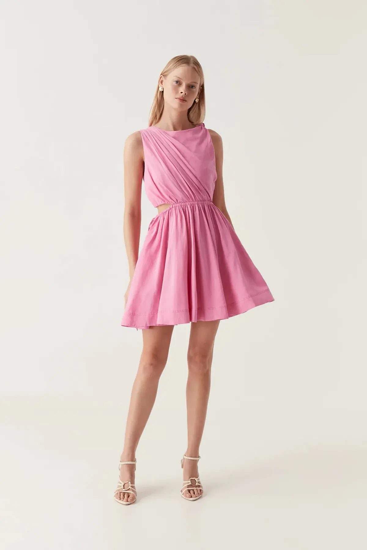 AJE ABBEY TWISTED MINI / PINK / SIZE 16 - Image 1