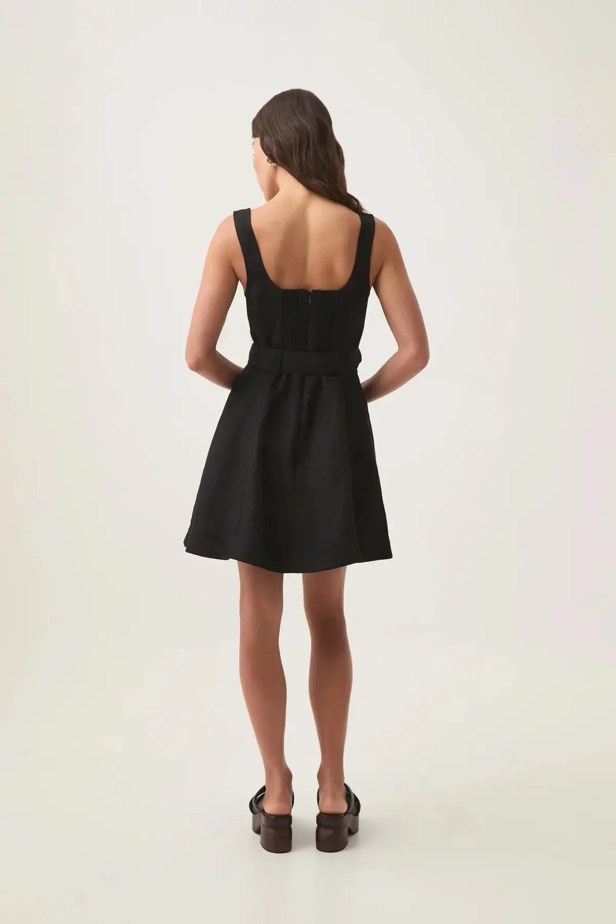 Aje Clay Belted Mini Dress / Black / Size 14 - Image 4