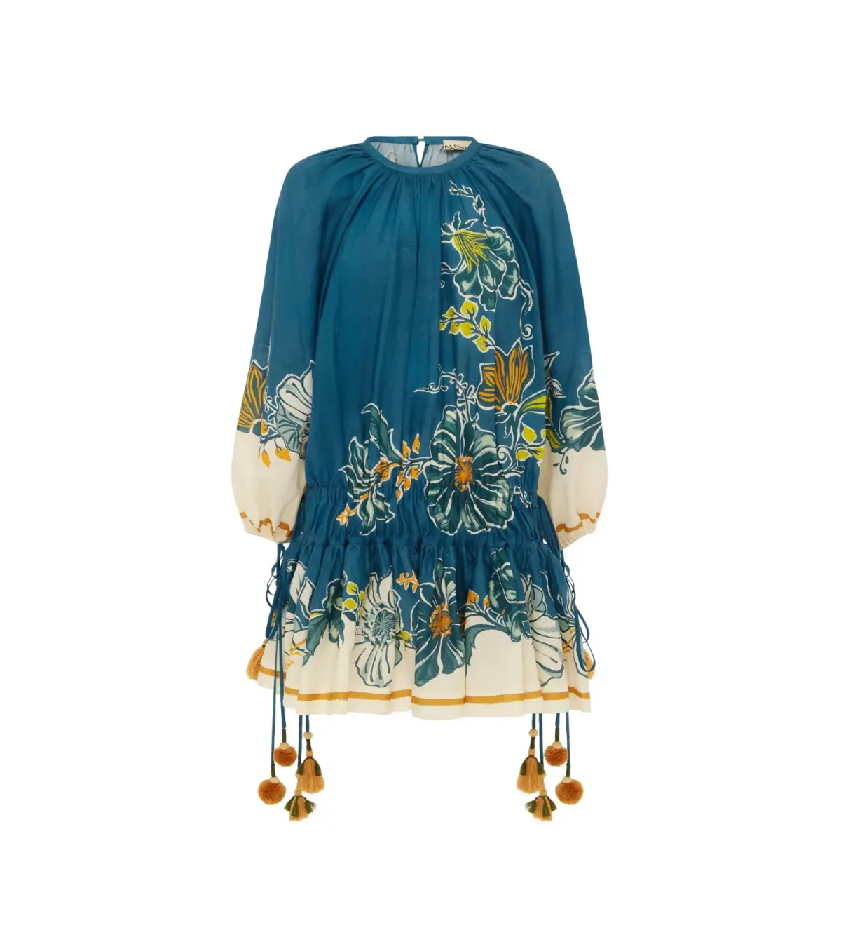 Alemais Luda Mini Dress in Blue Size AU6 - Image 4