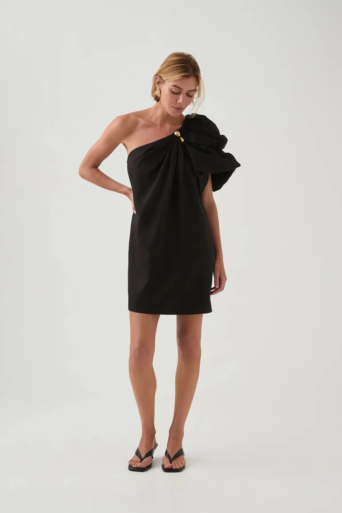 Aje Cira Mini Dress / Black / Size 16 - Image 5