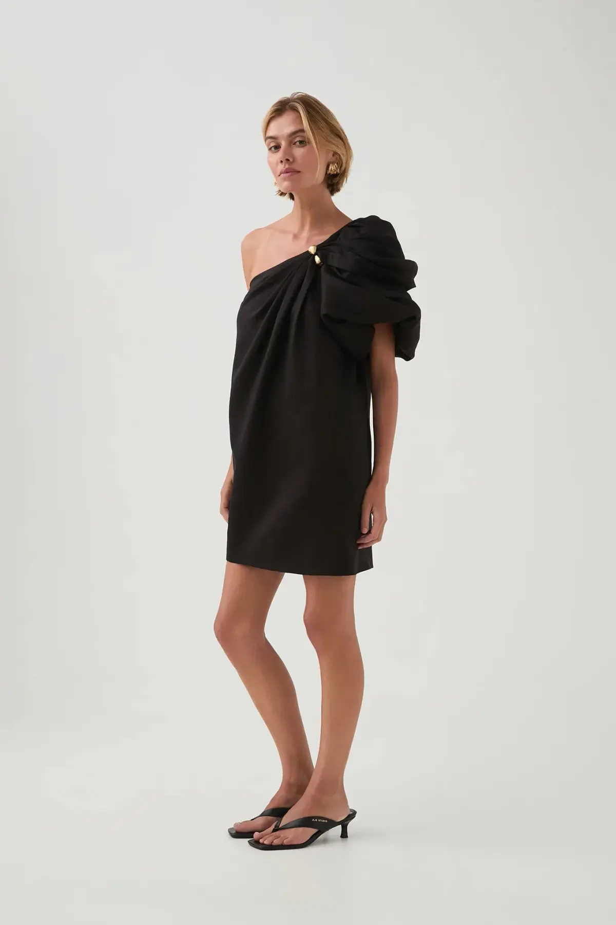 Aje Cira Mini Dress / Black / Size 16 - Image 2