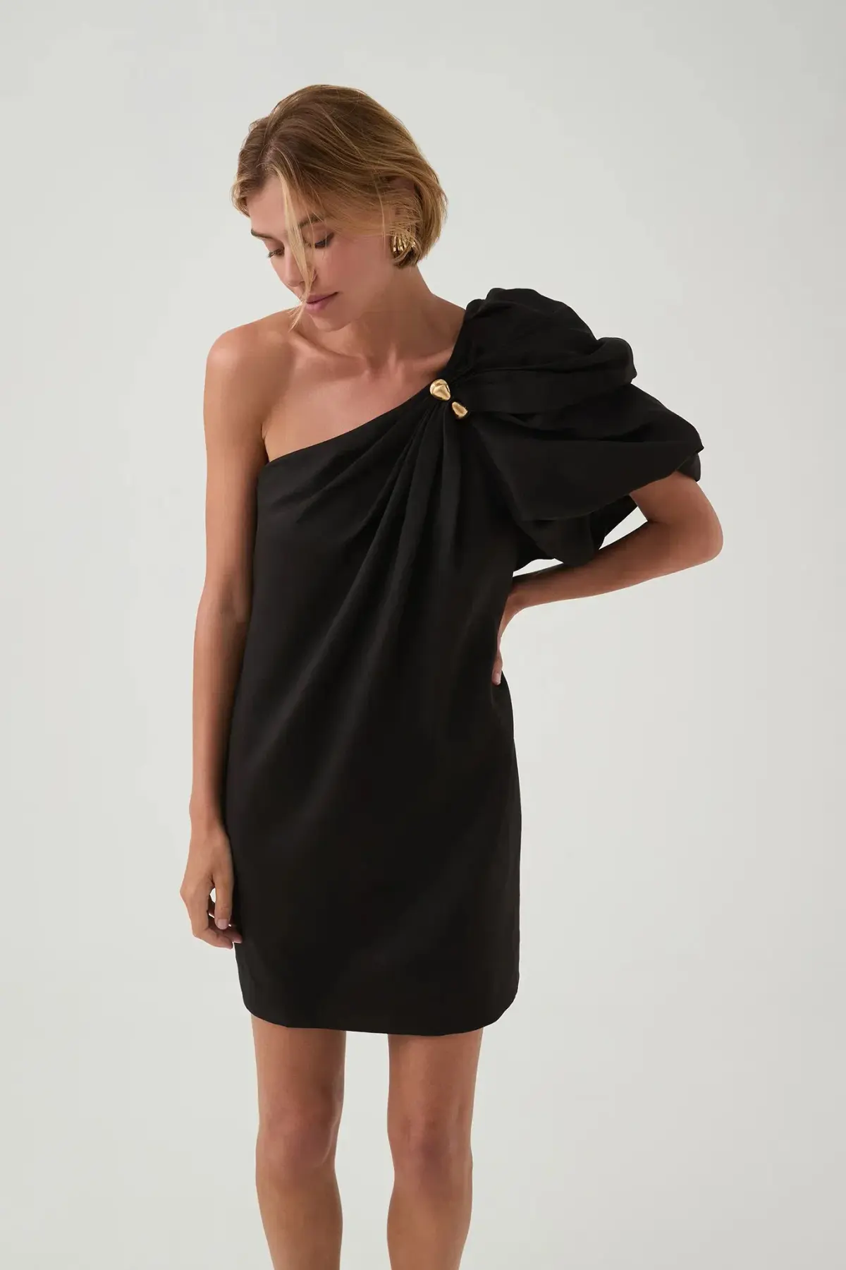 Aje Cira Mini Dress / Black / Size 16 - Image 4