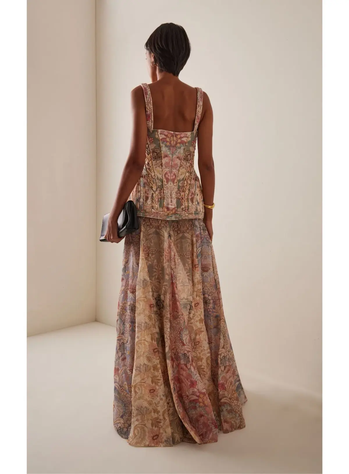 Zimmermann Rebellion Corded Maxi Dress in Spliced Floral Size 2 / AU 12 - Image 3