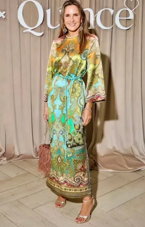 ALEMAIS CLEMENZA SILK MIDI DRESS SIZE 12 also fits 14 - Image 1