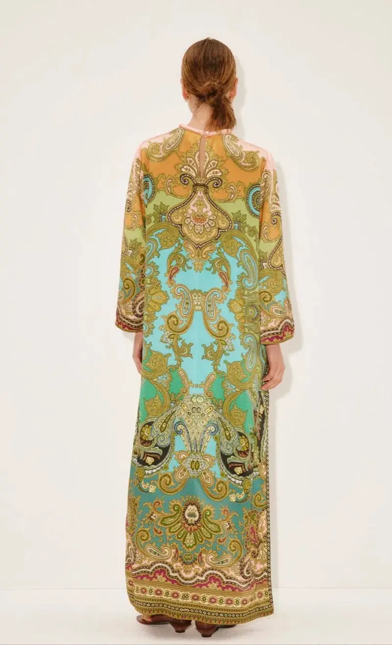 ALEMAIS CLEMENZA SILK MIDI DRESS SIZE 12 also fits 14 - Image 4