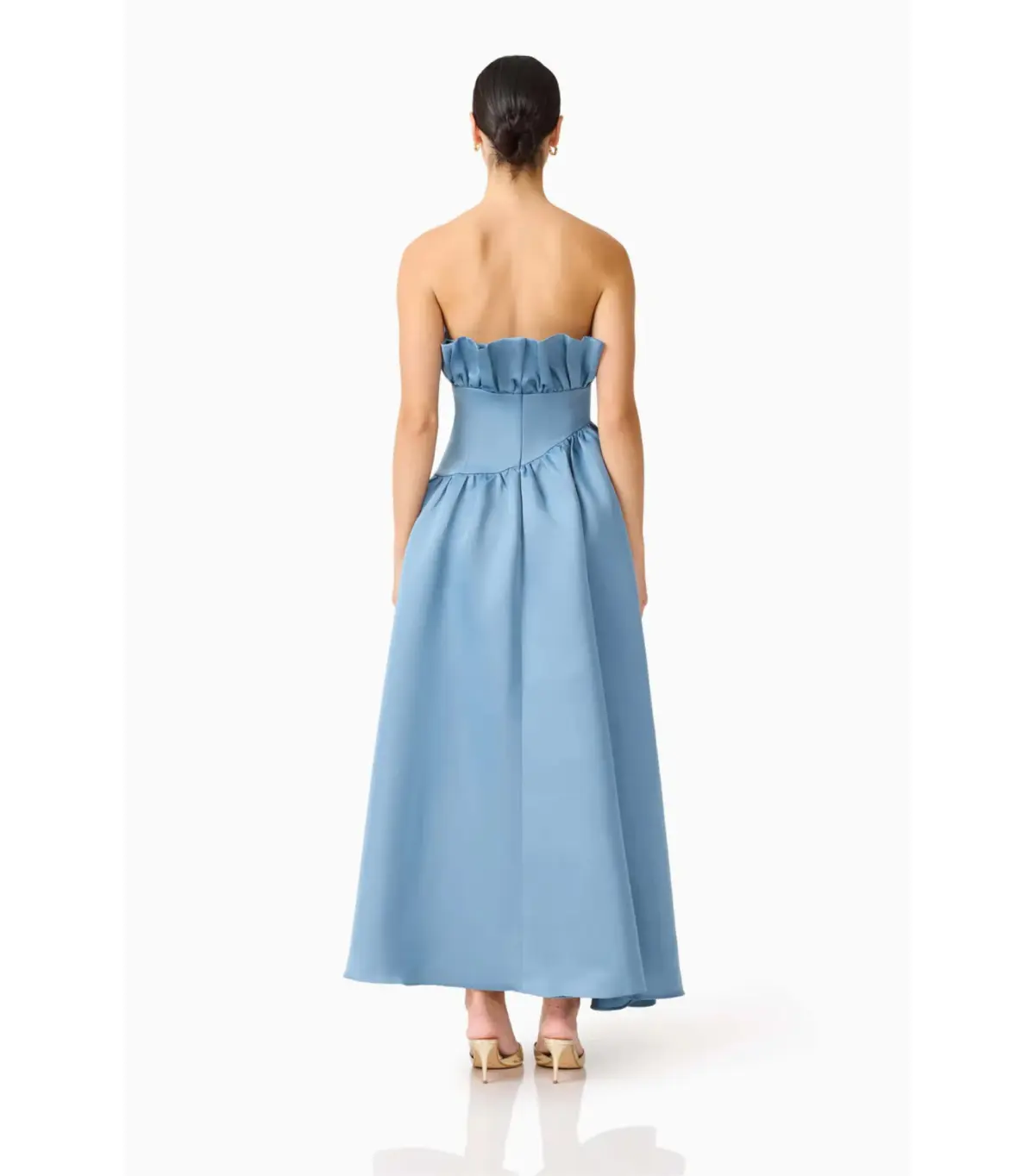 Elliatt Laurel Sleeveless Maxi Dress in Steel Blue Size 6 - Image 4