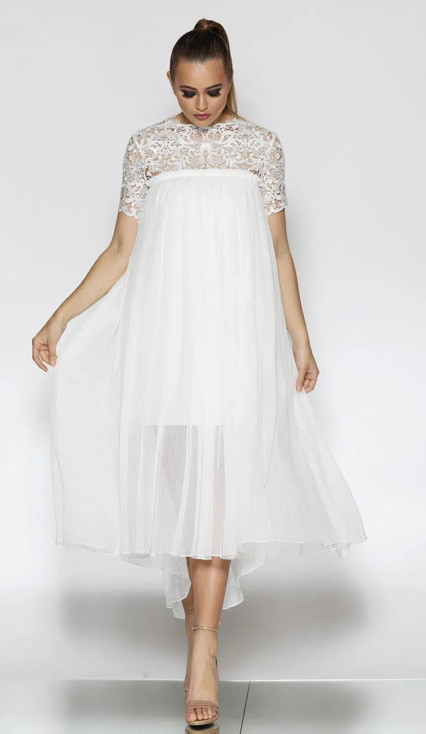 Jadore Michelle Dress White Size 10 - Image 2