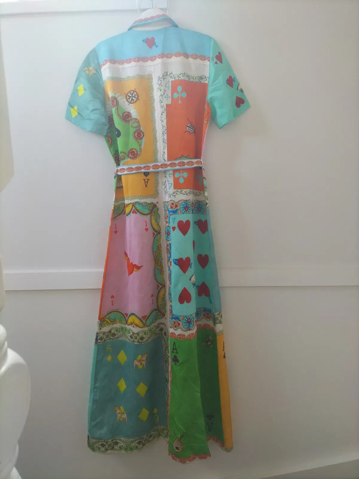 Alemais Rummy Satin Linen Shirt Dress AU 8 US 4  - Image 7