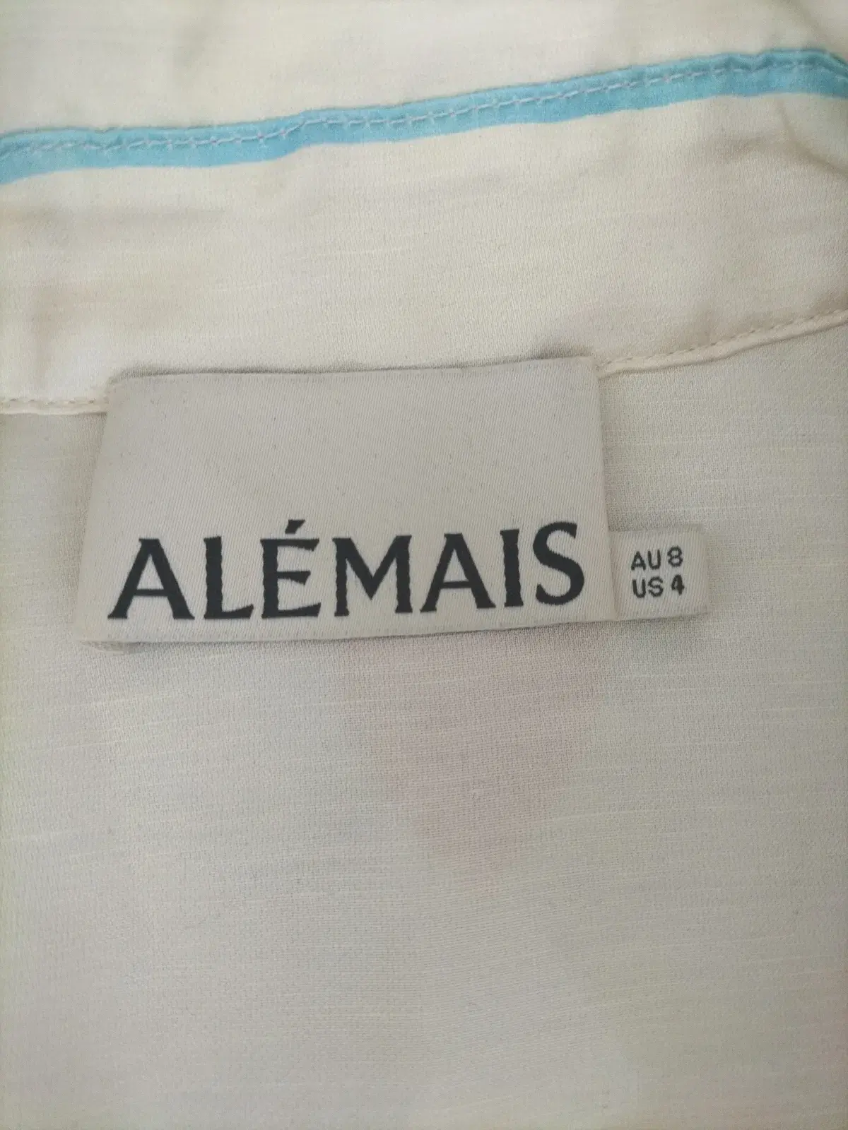 Alemais Rummy Satin Linen Shirt Dress AU 8 US 4  - Image 8