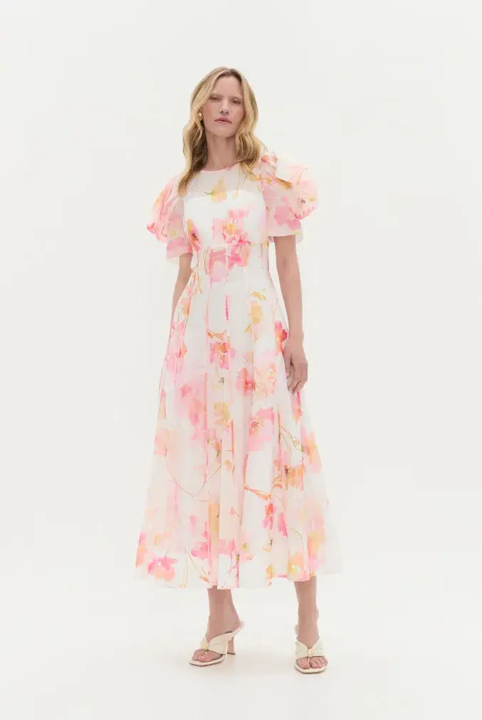 AJE Clementine Midi Dress Size 6 - Image 1
