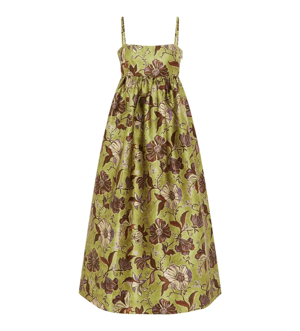 Alémais Citron Midi Dress Floral Size 10 - Image 3