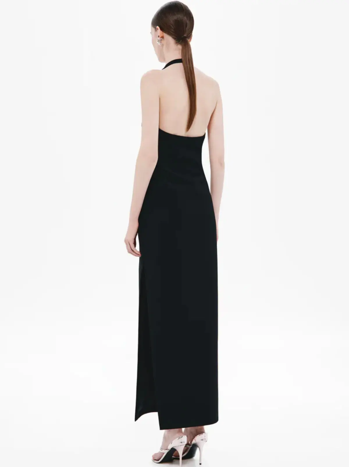 Alusia Dress in Black Sz M - Image 4