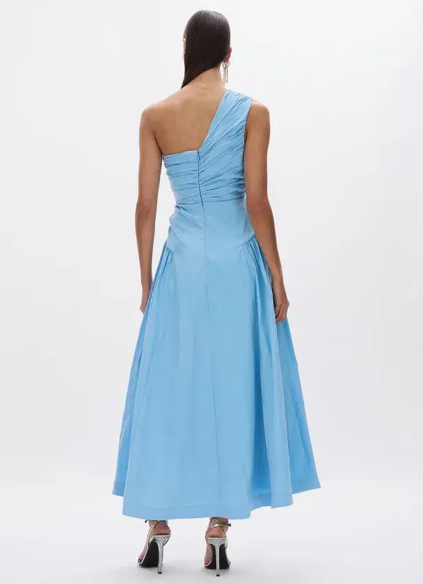 Rachel Gilbert Banksia Dress in Blue Size 3/12 - Image 3