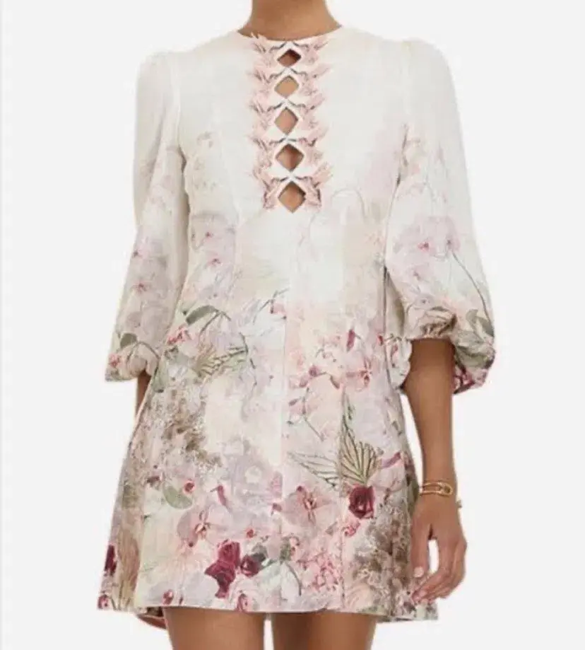 Zimmermann Dancer Hummingbird Mini Dress Size 0 (8) - Image 3